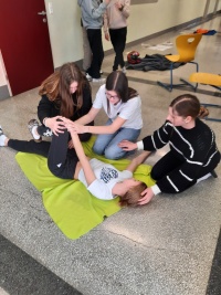 Erste-Hilfe-Kurs der 4. Klassen