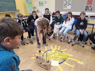 Abenteuerliche Zeitreise mit der 1a Klasse