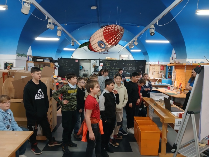 MINT-Gruppe im CoSA Graz