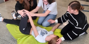 Erste-Hilfe-Kurs der 4. Klassen